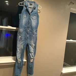 DENIM JUMPSUIT
